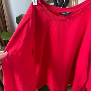 1 sweatshirt and 1 plaid shirt